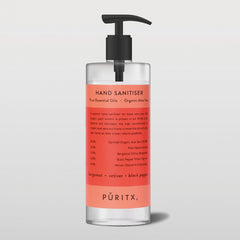 Puritx Hand Sanitiser Bergamot, Vetiver, Black Pepper 250ml