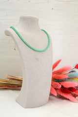 My Doris Facet Bead Necklace - Mint