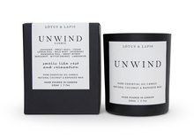 Lotus & Lapis Unwind Candle Black