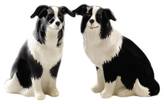 Quail Ceramics Border Collie Salt & Pepper Shakers