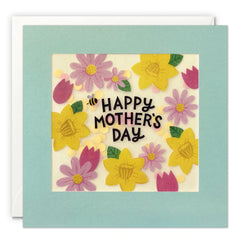 Flowers and Bee Mother's Day Card with Paper Confetti - Paper Shakies by James Ellis
