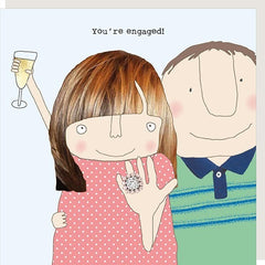Rosie Made A Thing Engagement Card