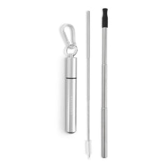 Uberstar - Silver Travel Straw