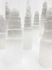 Lotus & Lapis Selenite Tower Extra Large
