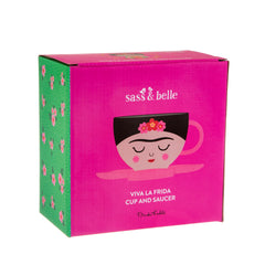 Frida Cup And Flower Saucer Set