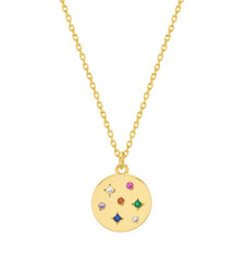 Estella Bartlett Gold Mix Coin Necklace - Gold Plated Necklace