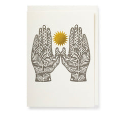 Archivist - Two Hands Greetings Card