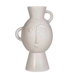 Sass & Belle Amira Face Vase Matt Grey