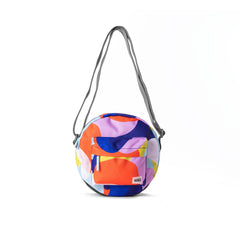 Roka Paddington B Sustainable Small Canvas Crossbody Lava Bag