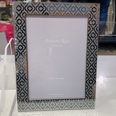 Addison Ross silver Aztec pattern frame 5 x7