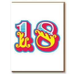 Age 18 Birthday Card - 1973