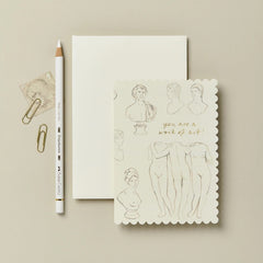 Wanderlust Work of Art Card