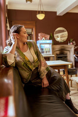 One Hundred Stars Passion Flower Stone Kimono