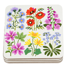 Rex London - Wild Flowers Coasters - Set of Four