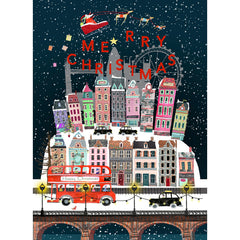 Real & Exciting Designs Christmas Card - London at Christmas