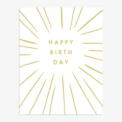 Think Of Me - Gold Birthday