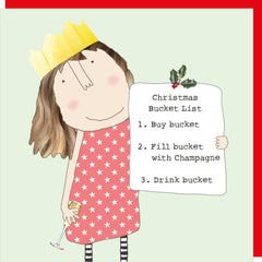 Rosie Made A Thing Christmas - “Christmas Bucket List” Card