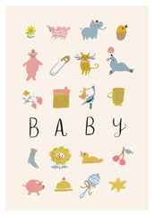 Roger La Borde Assorted Baby Card