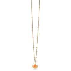 Enamel Copenhagen Necklace Soleil - Clementine