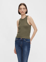 Pieces Taya Cropped Tank Top - Sea Turtle