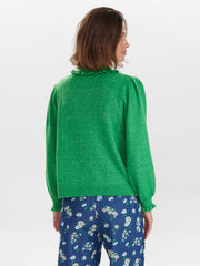 Numph Nuebba Cardigan - Kelly Green