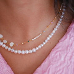Enamel Copenhagen Necklace Lola - Perla