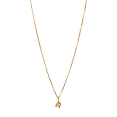 Enamel Copenhagen Cherry Necklace - Light Pink