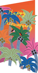 Roger La Borde Lasercut Birds Forest Anniversary Card
