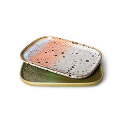 HKliving 70’s Ceramics Small Trays Set of Two - Atlas