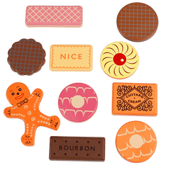 Rex London - Traditional Wooden Tea Party Biscuits Boxy