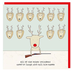Rosie Made A Thing - Rudolph Christmas Card