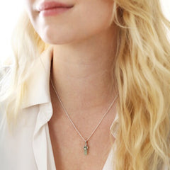 Lisa Angel - Silver Adventurine Point Necklace
