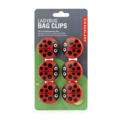 Kikkerland - Ladybug Bag Clips