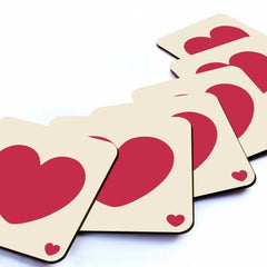 Red Heart Coaster