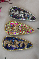 My Doris Beaded Party Hair Clip