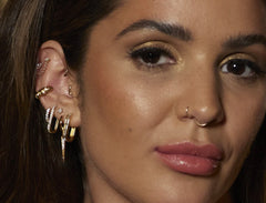 Scream Pretty - Silver Scrunchie Ear Cuff