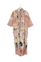 One Hundred Stars Crepe Rachel Dress Pink Stork