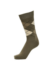 Selected Homme Gunnar Organic Socks - Deep Lichen Green