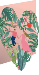Roger La Borde Lasercut Couple Card