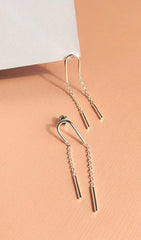 Vurchoo Asymmetrical Arch Silver Studs - Honduras