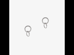 Matthew Calvin Jump Stud Earrings - Silver