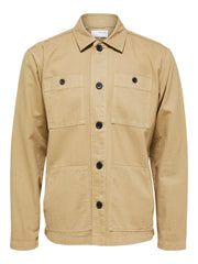 Selected Homme Loose New Tony Overshirt - Kelp
