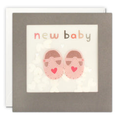 James Ellis New Baby Girl Card