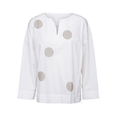 Two Danes Atelier Soft White Tunic Blouse