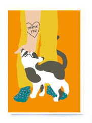 Noi Publishing Cat Thank You Card