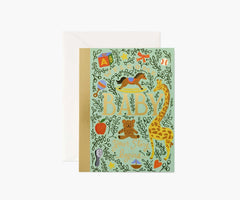 Rifle Paper Baby Story Begins Card