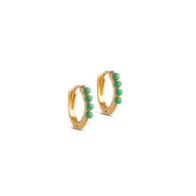 Enamel Copenhagen Paula Hoops - Grass Green