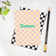 Paper Plane Designs - Checkerboard Sixteen Card