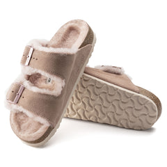 Birkenstock Arizona Shearling - Light Rose