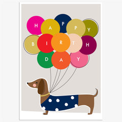 Think Of Me - Birthday Sausage Dog